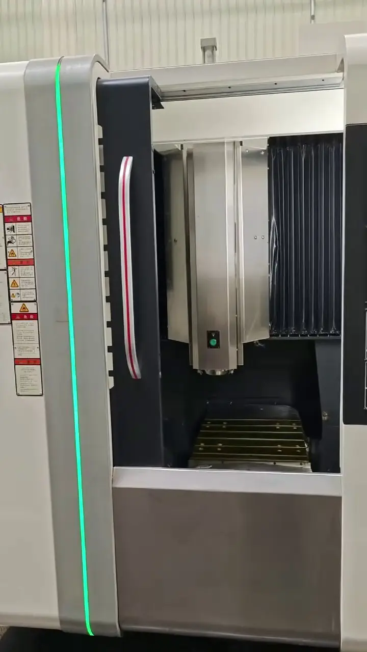 Used Wanjia M 550 High-Speed Engraving and Milling Machine with Mitsubishi M80 video thumbnail