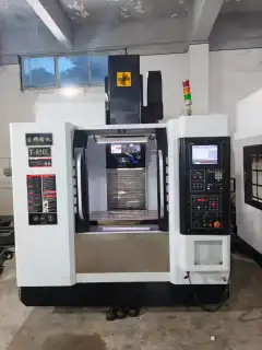 Two Taiwan Takumi Vertical Machining Centers (850 L and T-V 850) with Mitsubishi Control photo 2