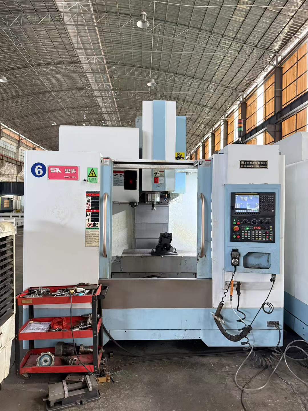 Used 6 Machines Vertical Machining Centers with Mitsubishi M 80 Controller photo 2