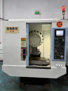 Used Guanchi T 5.T 6 Vertical Machining Center with Mitsubishi M 80 photo 2