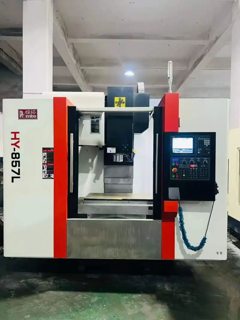 Used Hengyu 857 L Vertical Machining Center with Mitsubishi M 80 photo 1