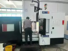 Used Qiyu 1310 Vertical Machining Center with Mitsubishi M 80 photo 3