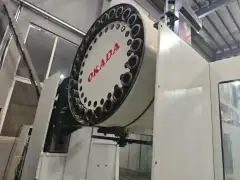 Used Haitian Precision GLU-16 IIX 20 Gantry Machining Center (2016) with Fanuc MF-Plus photo 2