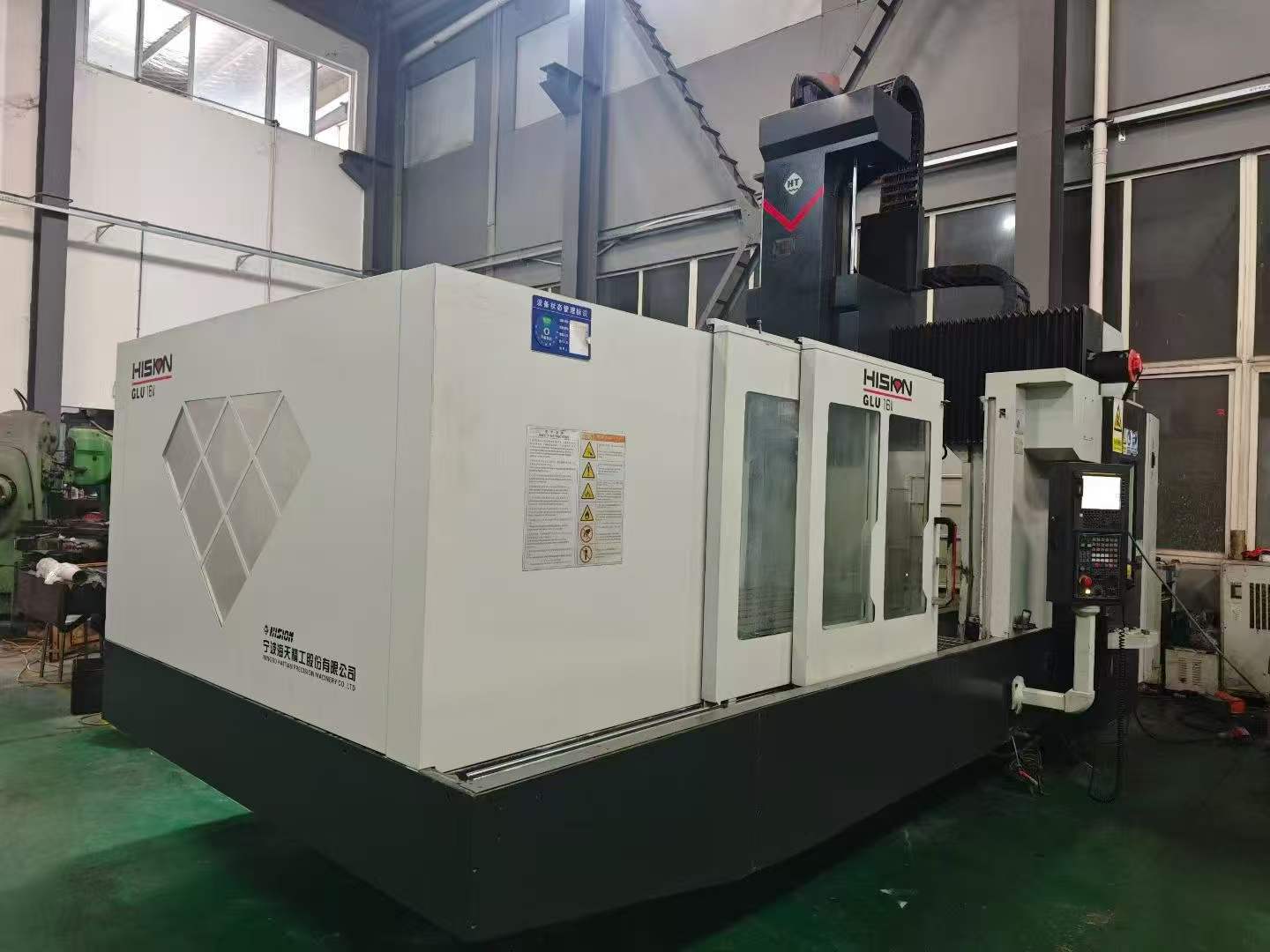 Used Haitian Precision GLU-16 IIX 20 Gantry Machining Center (2016) with Fanuc MF-Plus photo 3