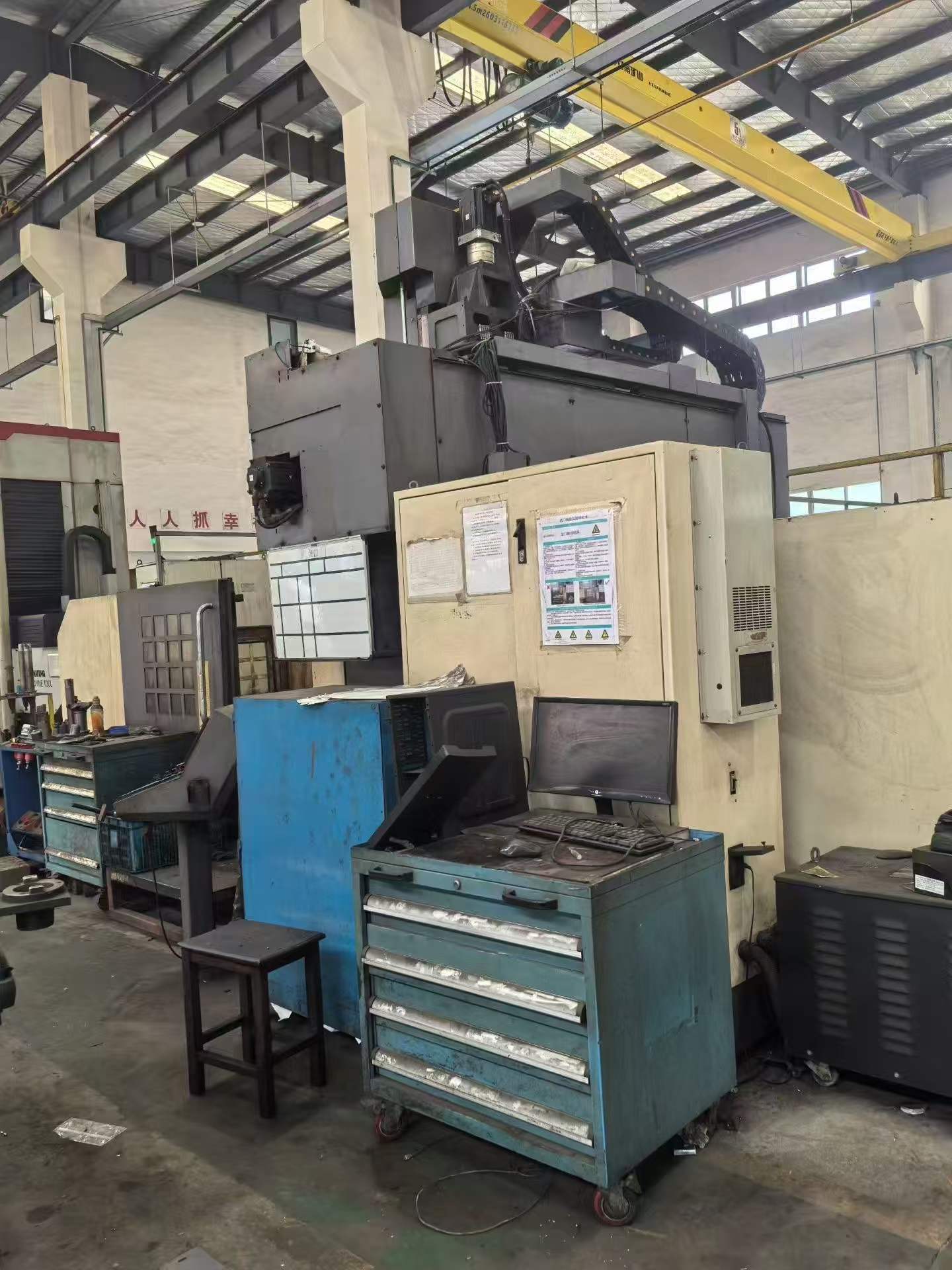 Used Qiaoyang 2017 Gantry Machining Center with Mitsubishi M 70 photo 3