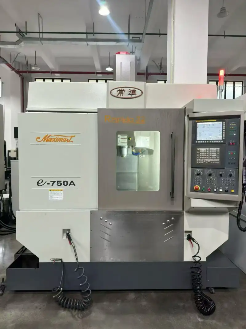 Used Chun Zhun e-750 A Vertical Machining Center with Fanuc 0i-MF for Sale photo 1