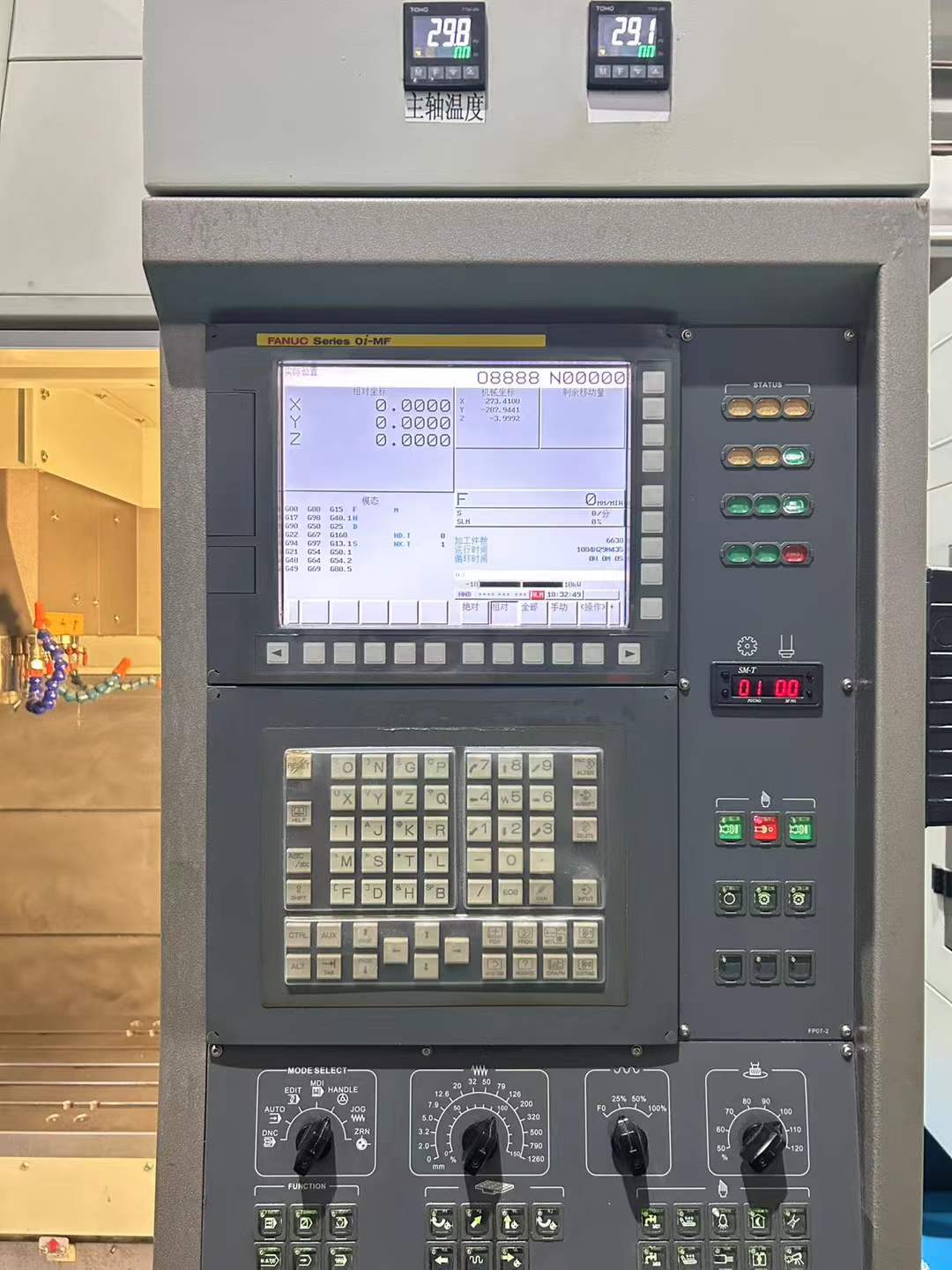 Used CHAMPMILL TMV-6i High-Speed Vertical Machining Center with FANUC MF Control photo 3