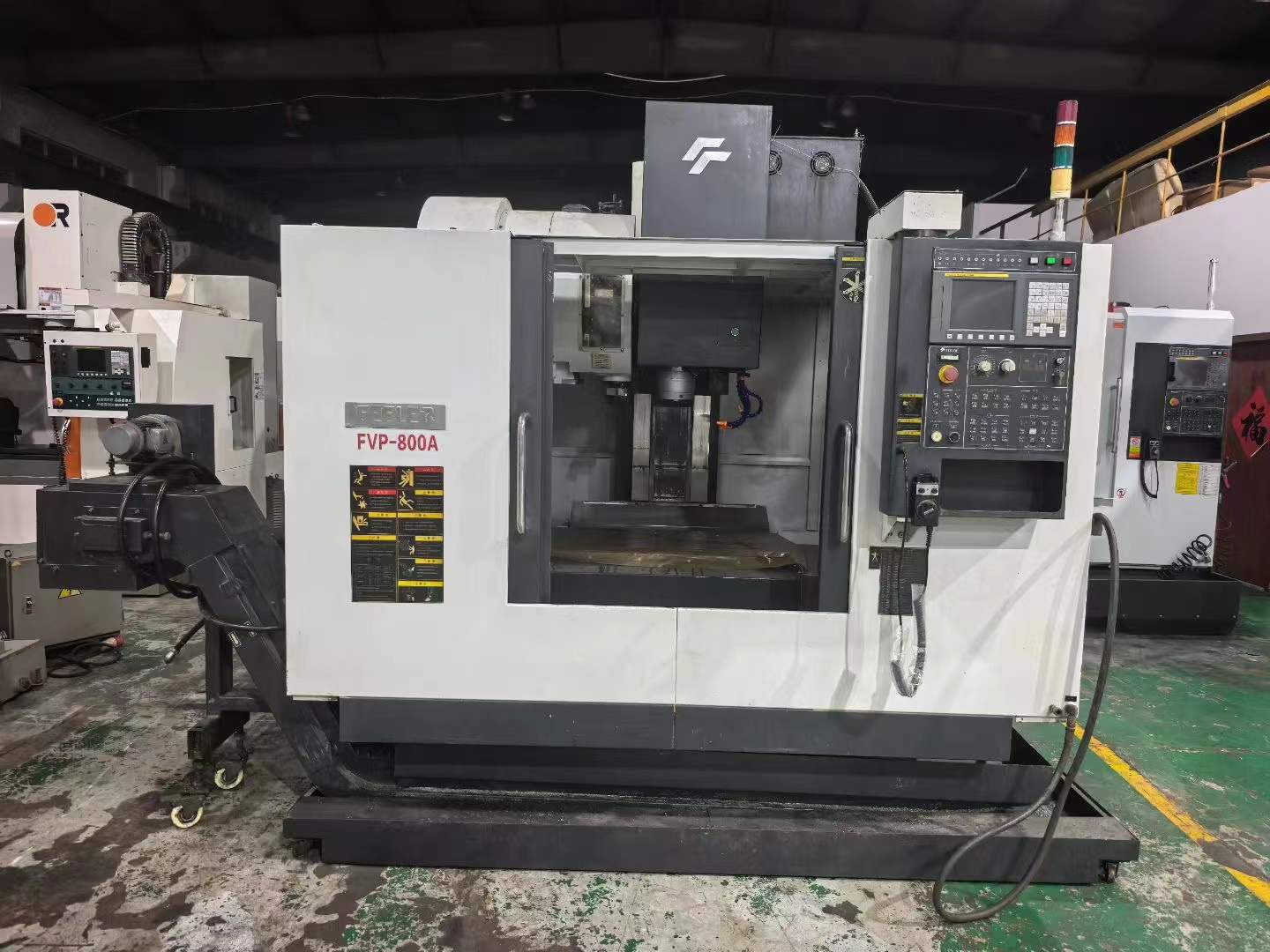 Used FEELER FVP-800 A Vertical Machining Center with FANUC 0i-MF Control photo 1