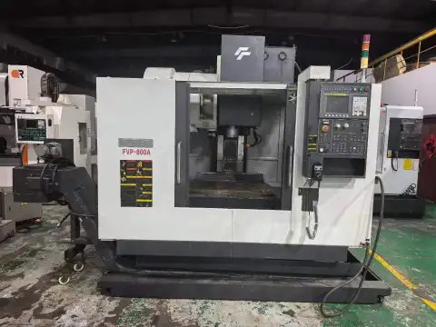 Centro de mecanizado vertical FEELER FVP-800 A de segunda mano con control FANUC 0i-MF