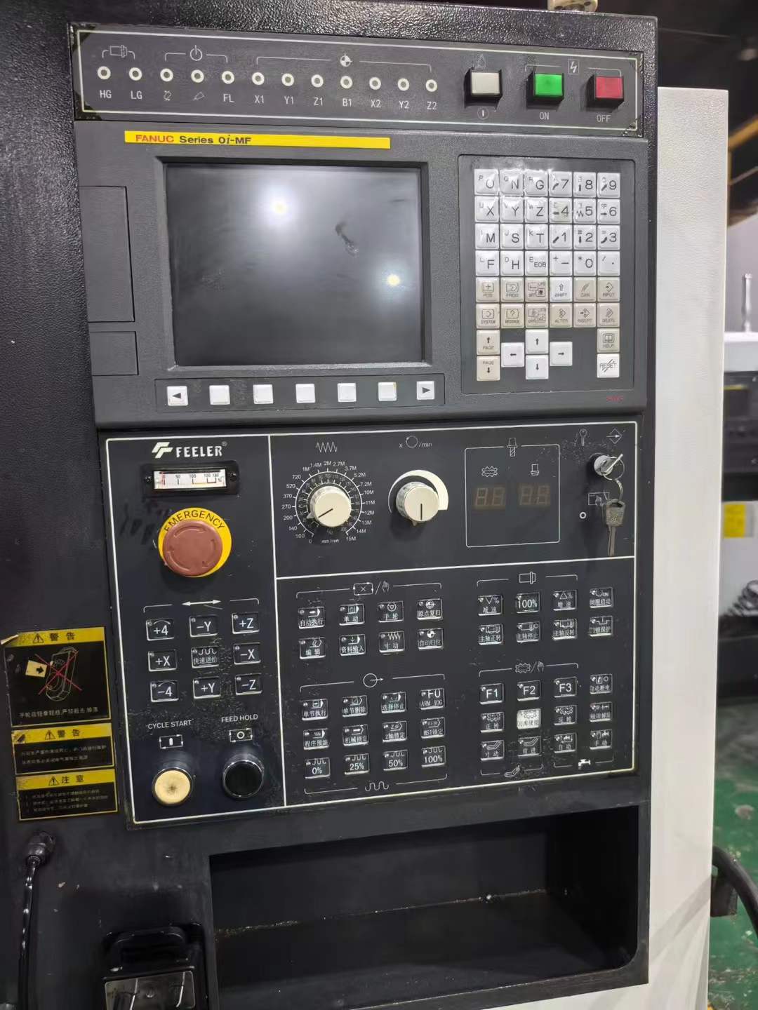 Used FEELER FVP-800 A Vertical Machining Center with FANUC 0i-MF Control photo 2