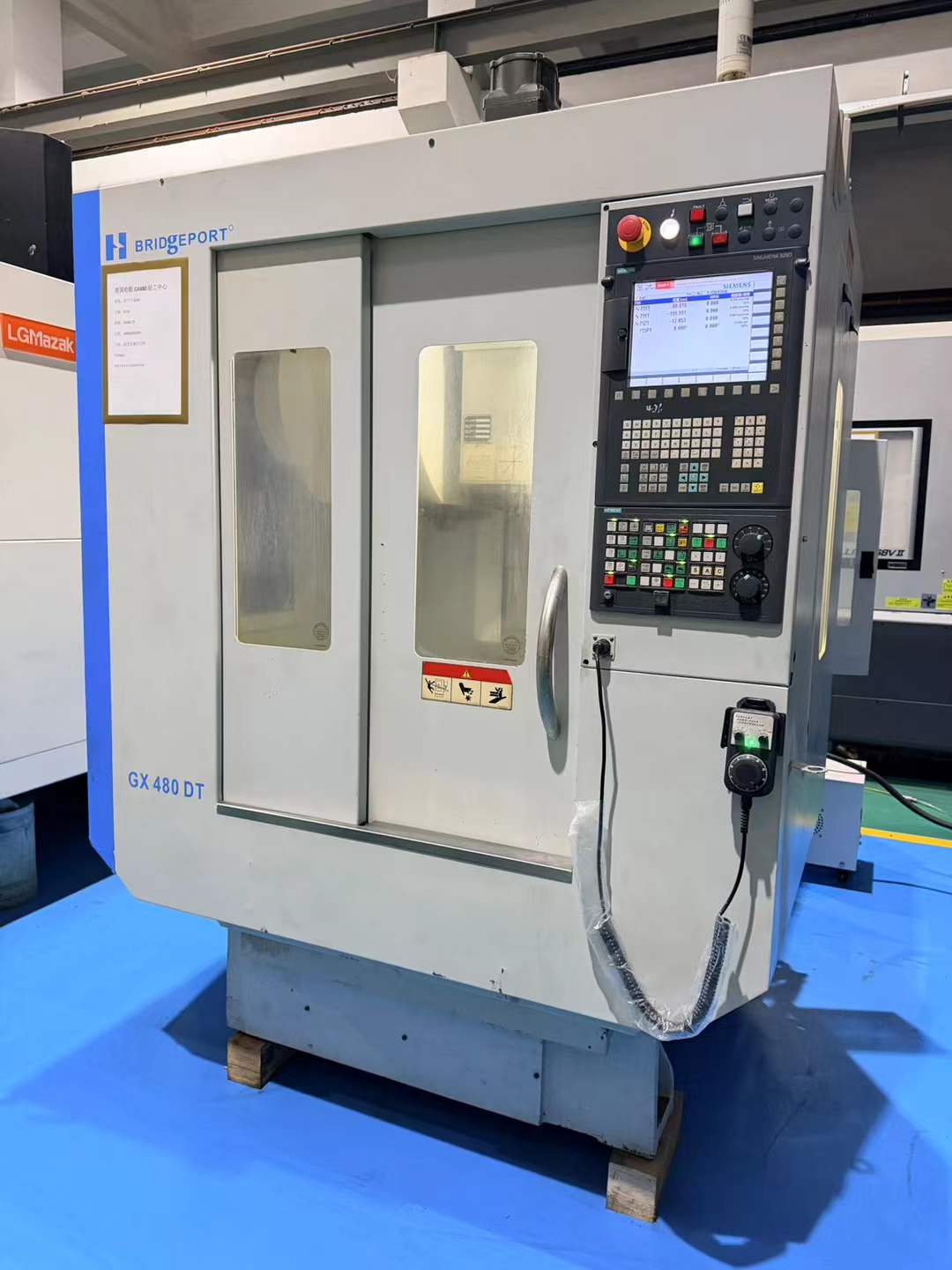 Used Hardinge GX 480 DT Vertical Drilling and Tapping Center photo 2