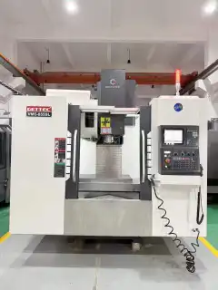 Two Units Gidete 855 CNC Vertical Machining Center with Mitsubishi M 80 photo 1