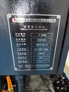 Used Taiqun T-500 B Drilling and Tapping Center with Siemens 828 D photo 4