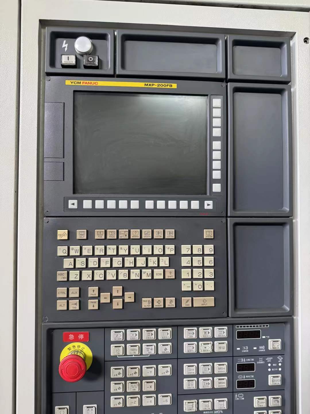 Used YCM FV 56 A & CV 56 A Vertical Machining Centers with FANUC Controls photo 2
