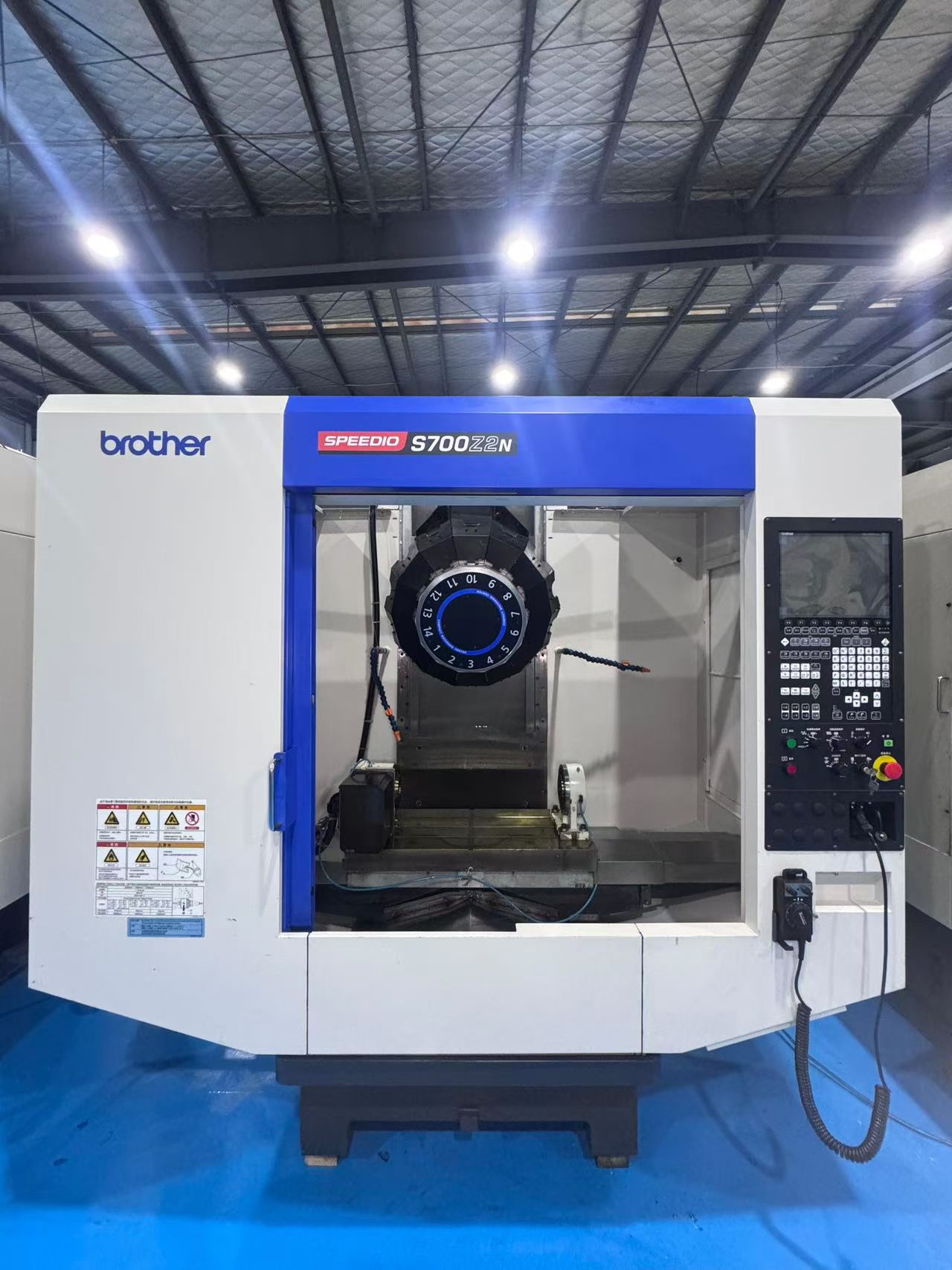 Two Used Brother S 700 Z 2 n Drilling and Tapping Centers photo 2