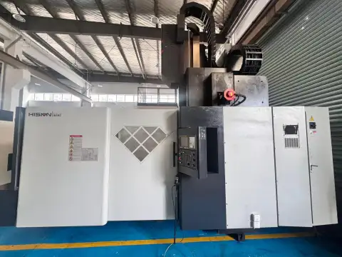 Máquina fresadora de pórtico CNC usada Haitian GLU 16 x 20 con FANUC 0i-MF