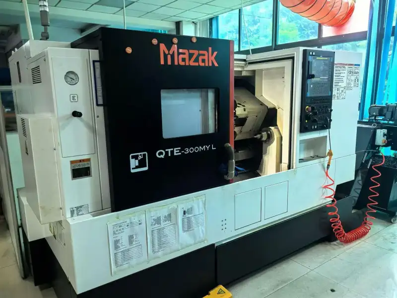 Used Mazak QTE-300 MYL Turn-Mill CNC Lathe photo 1