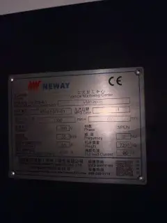 Used Neway VM 1260 S Vertical Machining Center photo 7