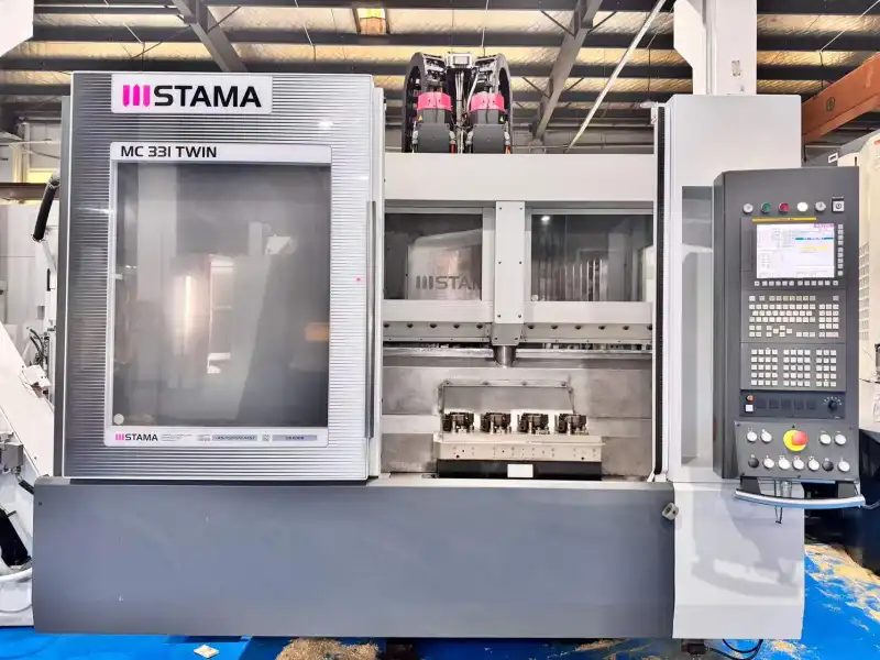 Used STAMA MC 331 Dual Spindle Machining Center for Sale photo 1