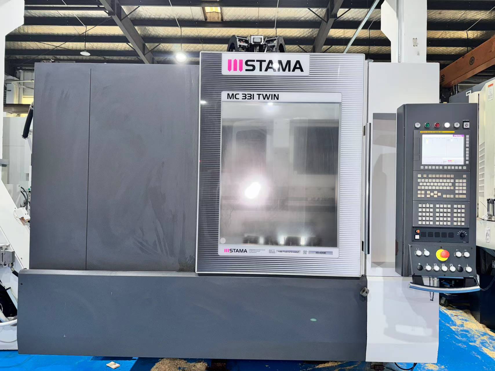 Used STAMA MC 331 Dual Spindle Machining Center for Sale photo 2