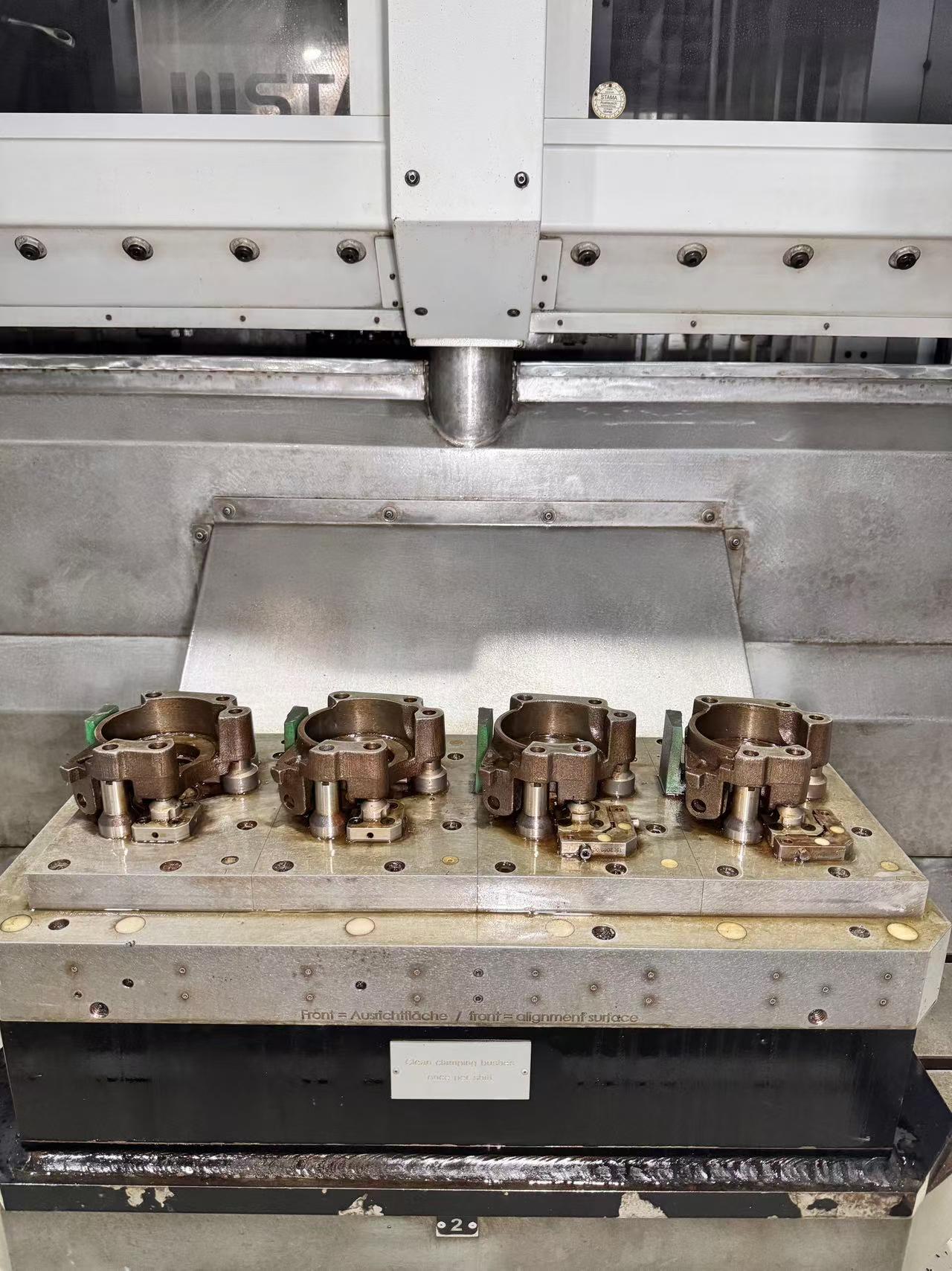 Used STAMA MC 331 Dual Spindle Machining Center for Sale photo 4
