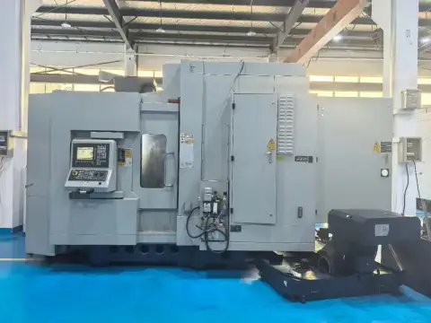 Pusat Permesinan Horizontal Dua Stasiun Kuai Jie H 56 Original Taiwan Bekas dengan Kontrol Siemens