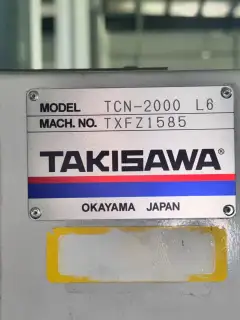 Used Takisawa TCN-2000-L 6 CNC Lathe photo 9