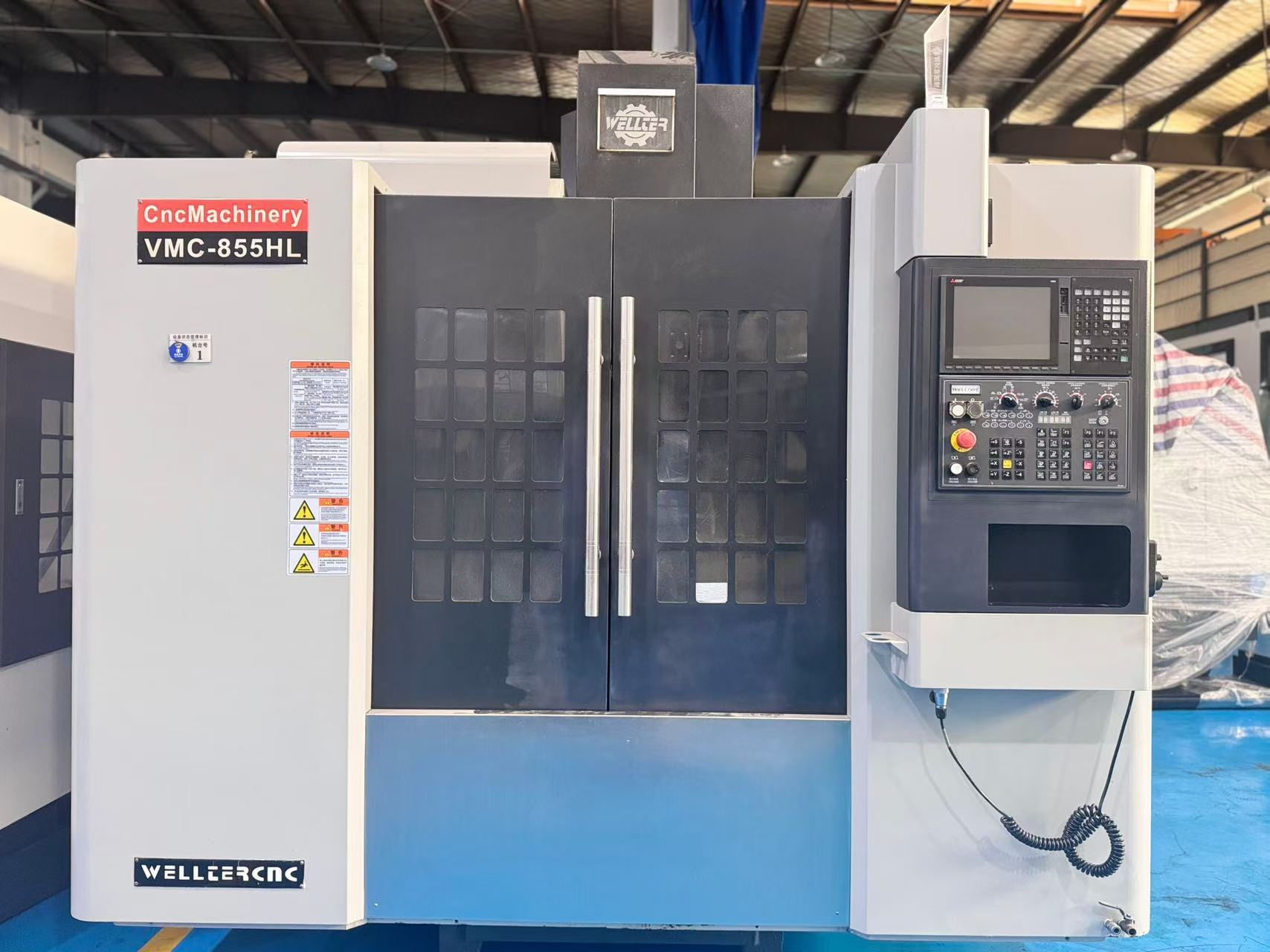 Used Weiat VMC-855 HL Vertical Machining Center with Mitsubishi M 80 photo 1