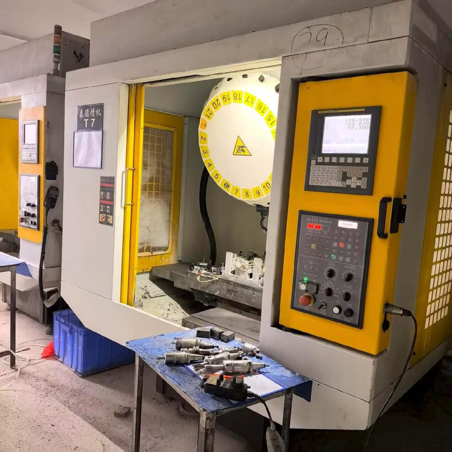 Used Taide T-700 Drilling and Tapping Center 2 Units with Fanuc photo 2