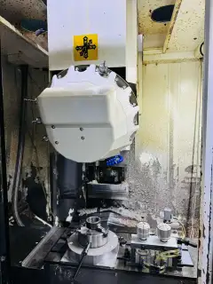 Two Same-Model T 6 Drilling and Tapping Centers with Mitsubishi M 80 and 5 th Axis for Sale photo 2