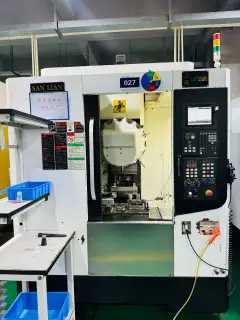 Two Same-Model T 6 Drilling and Tapping Centers with Mitsubishi M 80 and 5 th Axis for Sale photo 4