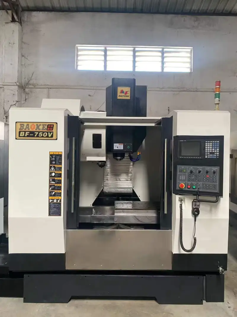 Used Baofeng 750 V Vertical Machining Center with Mitsubishi M 70 photo 1