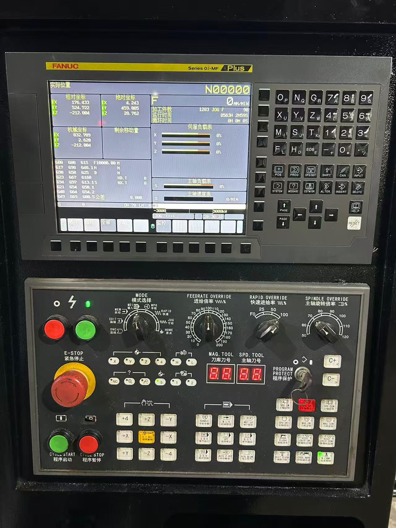 Used Taiqun 1580 Vertical Machining Center with Fanuc MF-Plus photo 3