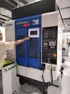 Used Brother S 500 X 1 CNC Drilling and Tapping Center photo 2