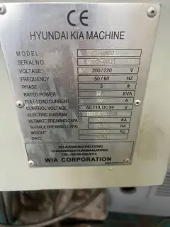 Used Hyundai WIA SKT-V 80 R CNC Vertical Lathe photo 6
