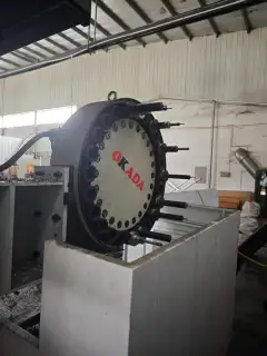 Used Shanghai Yongshuo 4027 Gantry Machining Center with Mitsubishi M 80 photo 6