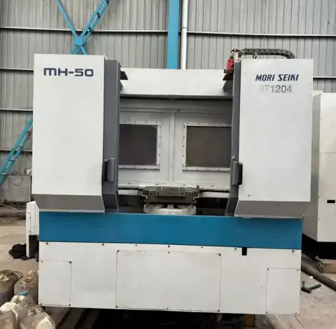 Used Mori Seiki 500 Horizontal Machining Center with FANUC Control