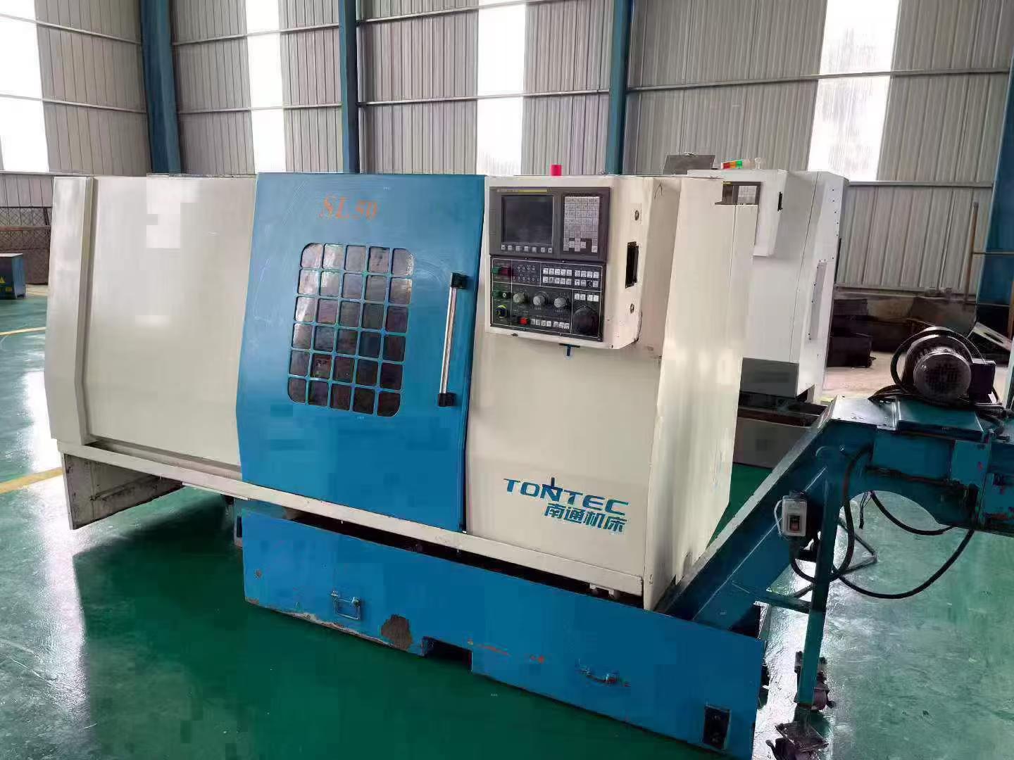 Used Nantong SL 50 Slant-Bed CNC Lathe with FANUC Control photo 1