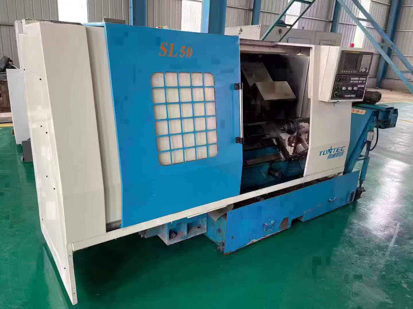 Used Nantong SL 50 Slant-Bed CNC Lathe with FANUC Control photo 3