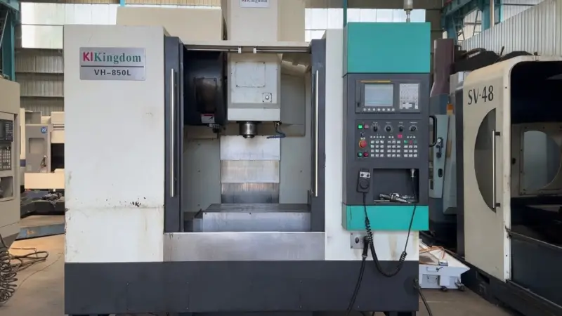 Used Taiwan 850 Machining Center with FANUC MD Control and USB video thumbnail