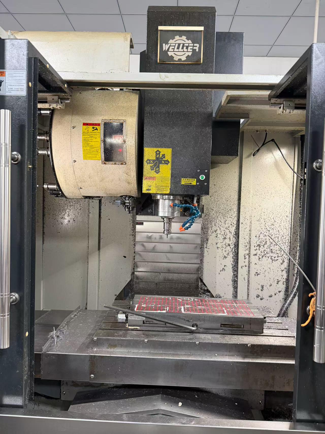 2024 Used WEIAITE VMC-855 HL Vertical Machining Center with Mitsubishi M 80 Control photo 2
