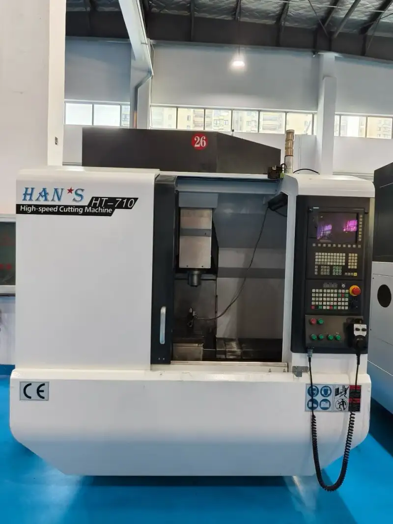 Used Han's HT-710 Drilling and Tapping Center with Siemens 828 D photo 1