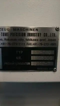 Used Nakamura-Tome WT-100 Dual-Spindle Dual-Turret Turn-Mill CNC Lathe photo 8