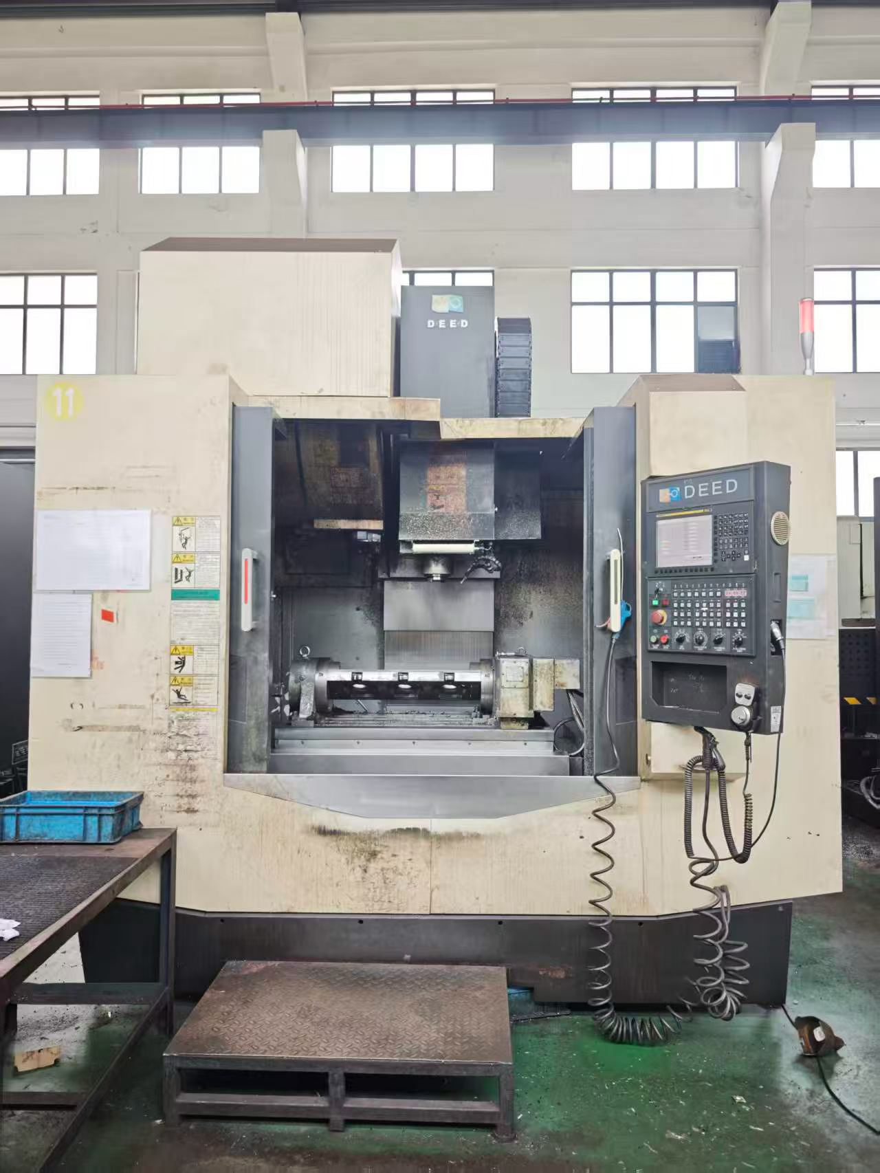 Used Tiede 1160 Vertical Machining Center with BT50 ZF Gear Head photo 4