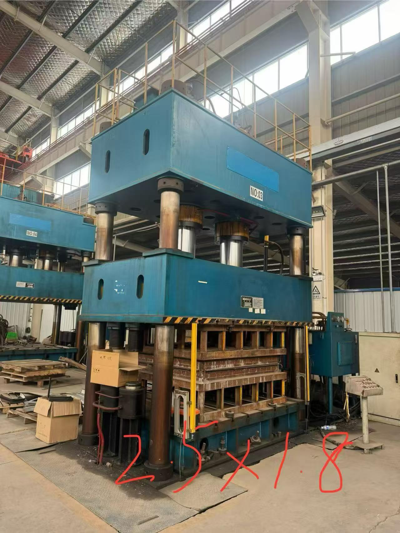 630 Ton Hydraulic Press with Table 1.8 x 2.5 m, Two Units photo 2