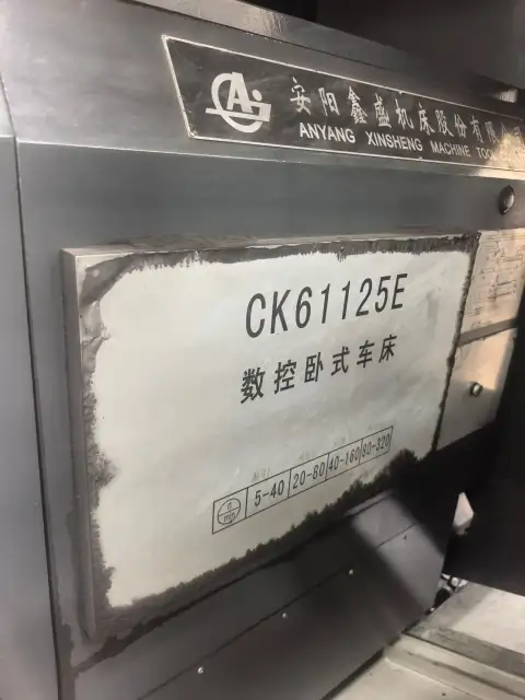 Bubut CNC Heavy Duty Anyang Xinsheng CK 61125 EX, 1.5 m