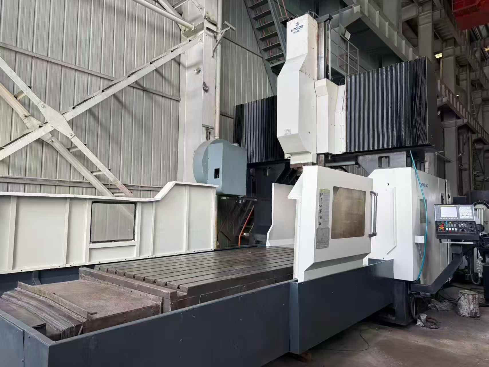 Used Haitian Precision HTM-3216 G Gantry Machining Center with Tool Magazine