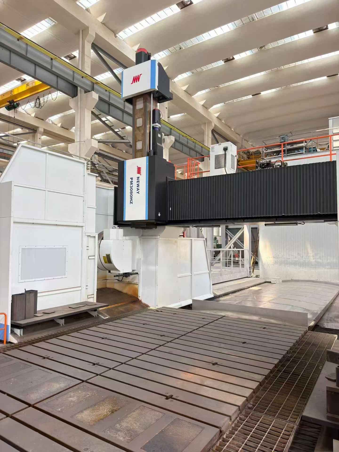 Used Neway 3080 H Z Heavy-Duty Gantry Milling Machine with Fanuc Plus Control photo 3