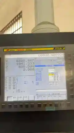 Used Neway 3080 H Z Heavy-Duty Gantry Milling Machine with Fanuc Plus Control photo 8