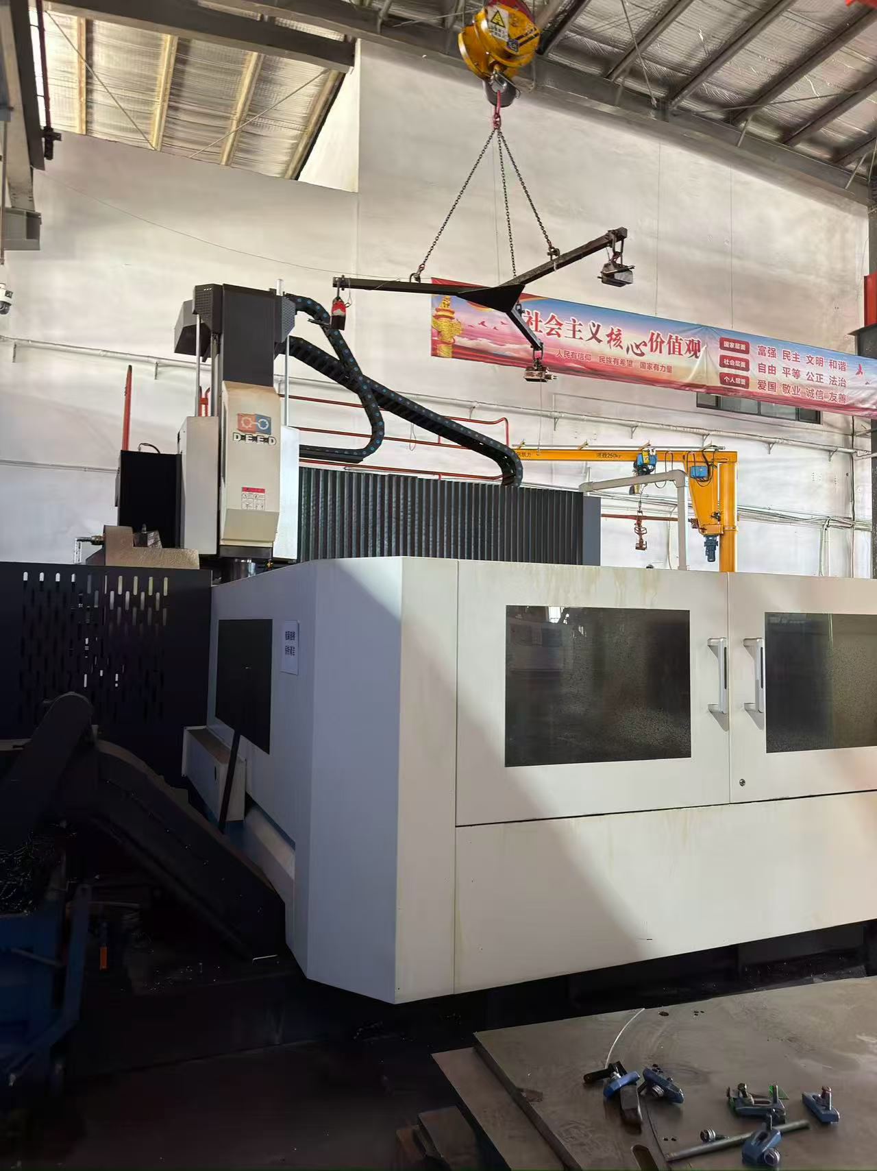 Used Tiede Precision CNC Gantry G 3024 L with Fanuc MF Plus Control photo 2